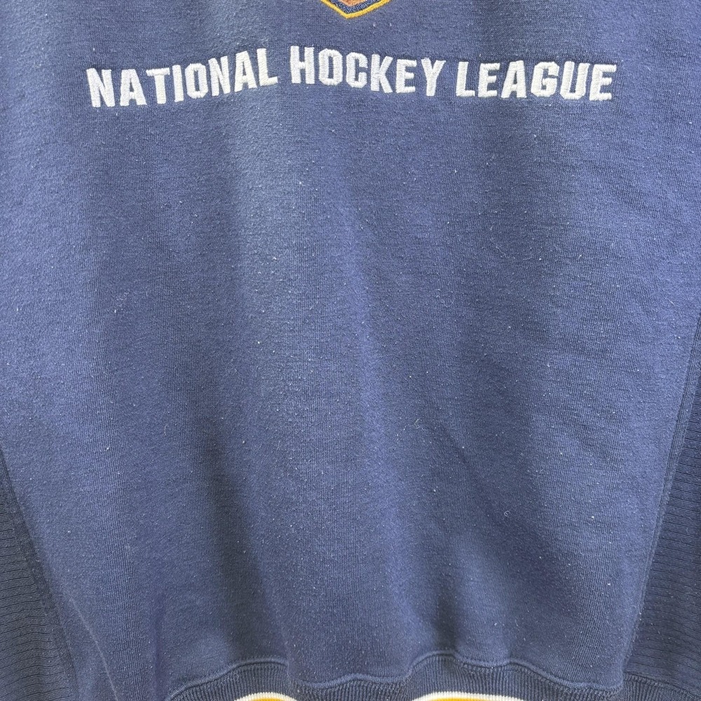 Vintage Atlanta Thrashers Sweatshirt Mens Medium Blue NHL Hockey Lee Sport - Picture 2 of 11